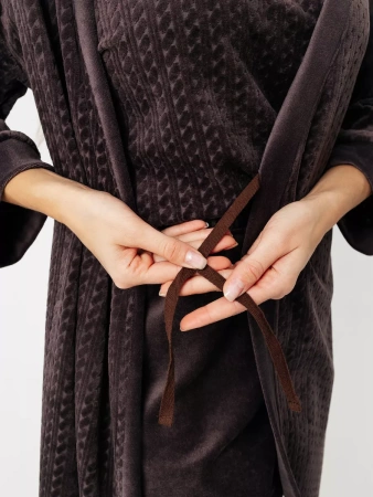 Халат женский домашний велюр