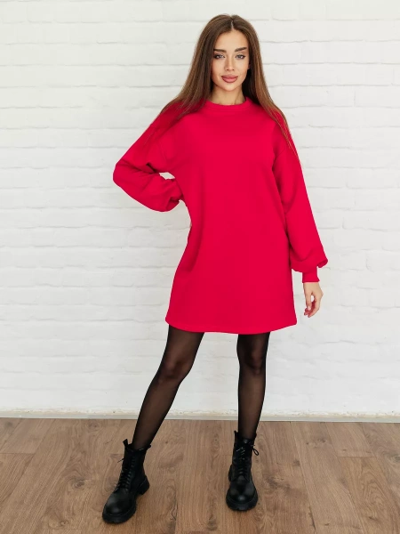 Платье женское оверсайз с длинным рукавом туника ТФ543