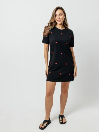 Платье нарядное короткое больших размеров повседневное