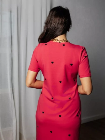 Платье женское трикотажное больших размеров длинное ПЛК609