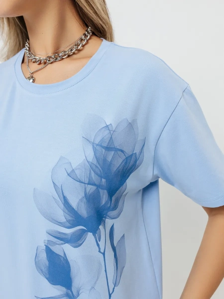 Футболка женская нарядная блузка больших размеров