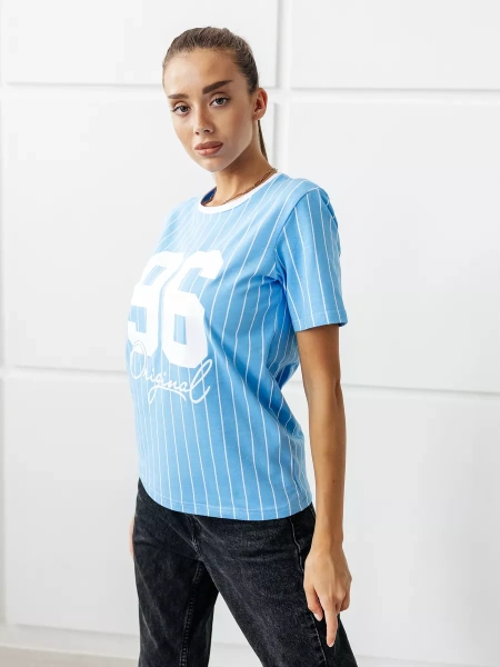 Футболка женская с принтом большого размера ФК570