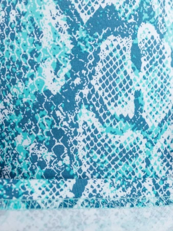 Футболка прямая с принтом хлопок больших размеров ФК561