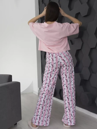 Пижама с штанами брючная большие размеры