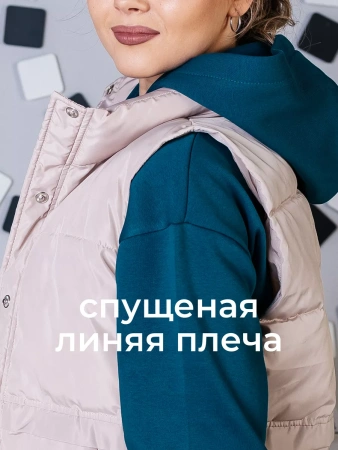 Однотонное худи с начесом