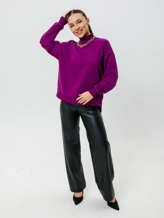 Свитер с горлом кофта с длинным рукавом ДФ542