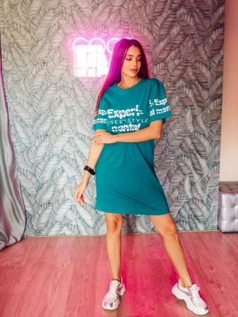 Туника женская домашняя платье больших размеров