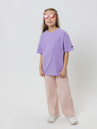 Футболка для девочки с принтом хлопок летняя пляжная