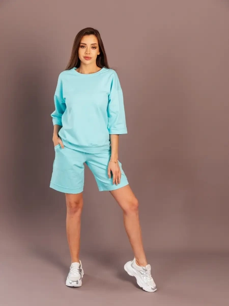 Костюм домашний с шортами спортивный