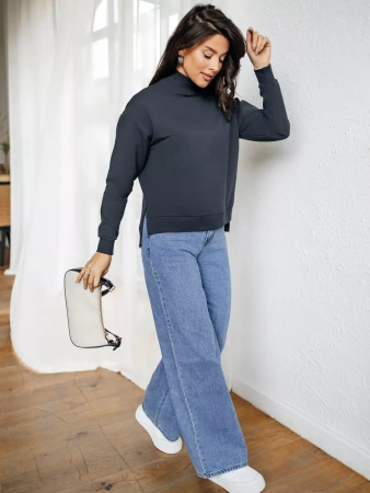 Свитер женский кофта оверсайз больших размеров