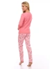 Трикотажный костюм женский домашний брючный