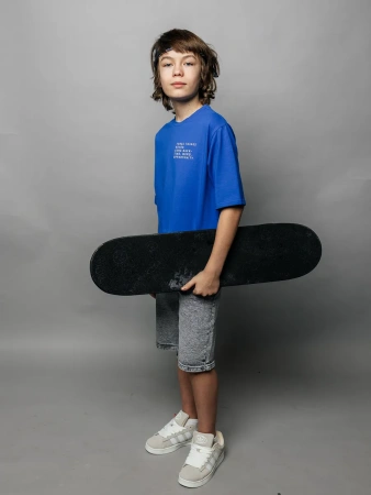 Футболка для мальчика подростка оверсайз с принтом