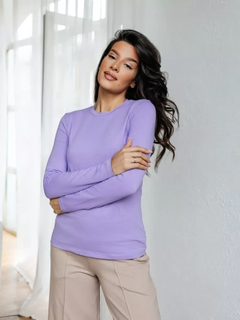 Лонгслив женский облегающий стильный дк540