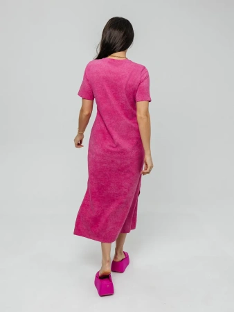 Платье женское трикотажное больших размеров длинное ПЛК609