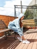 Спортивный костюм с начесом оверсайз кроя зимний