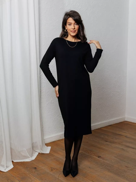 Платье трикотажное женское миди праздничное ПЛМ582