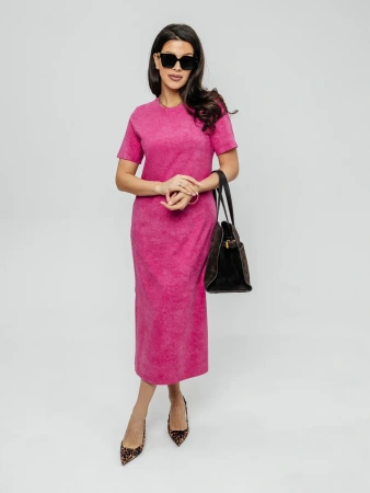 Платье женское трикотажное больших размеров длинное ПЛК609