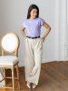 Футболка большого размера с принтом свободная нарядная