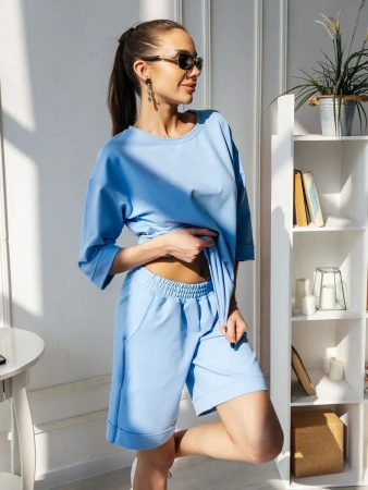 Костюм домашний с шортами спортивный