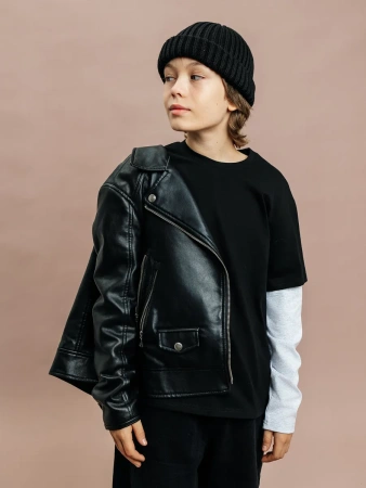 Лонгслив для мальчика двойной рукав