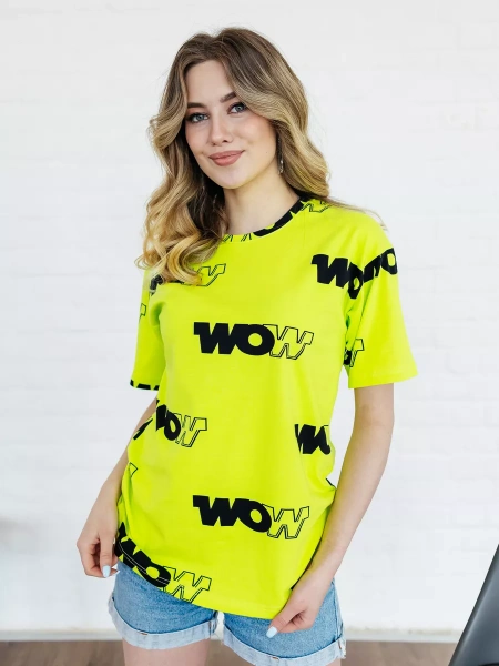 Футболка оверсайз с принтом большого размера