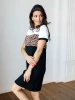 Платье женское праздничное леопардовое больших размеров