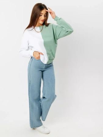 Свитшот женский толстовка больших размеров кофта ДФ581