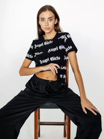 Футболка женская с принтом больших размеров ФК561