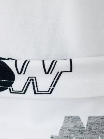 Футболка оверсайз нарядная одежда с принтом больших размеров