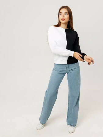 Свитшот женский толстовка больших размеров кофта ДФ581