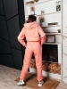 Спортивный костюм с начесом оверсайз кроя зимний