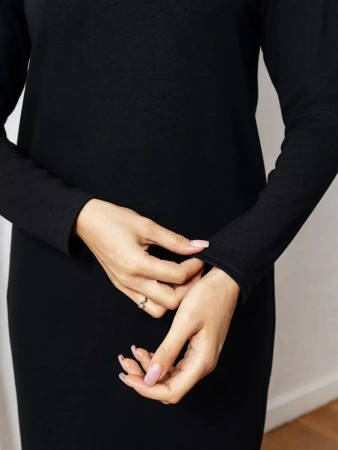 Платье трикотажное женское миди праздничное ПЛМ582