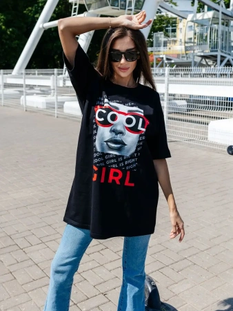 Туника футболка оверсайз