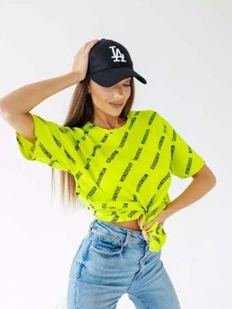 Футболка оверсайз с принтом большого размера