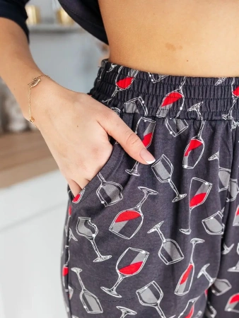 Пижама женская со штанами домашний костюм большие размеры