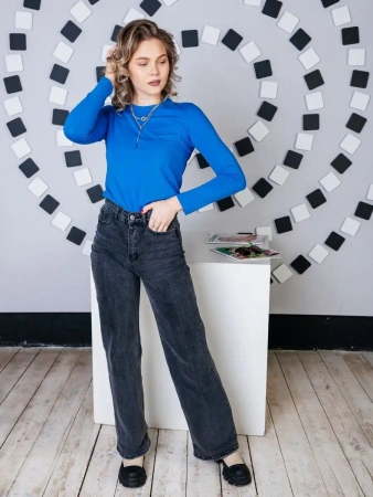 Лонгслив женский облегающий дк540