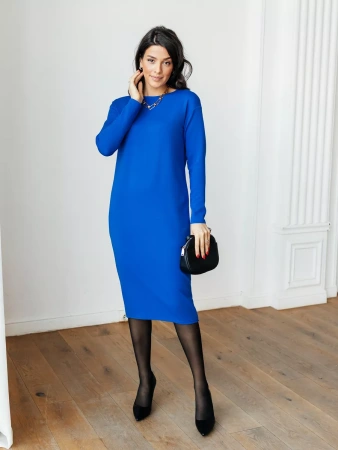 Платье трикотажное вечернее длинное ПЛМ582