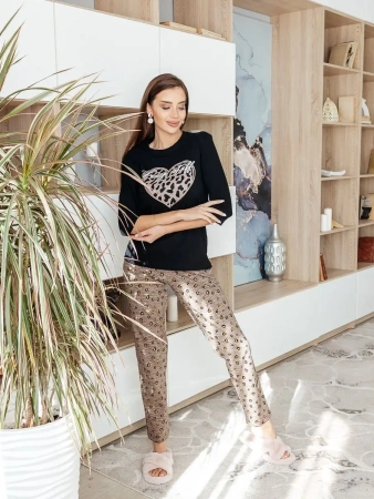 Пижама со штанами домашний костюм