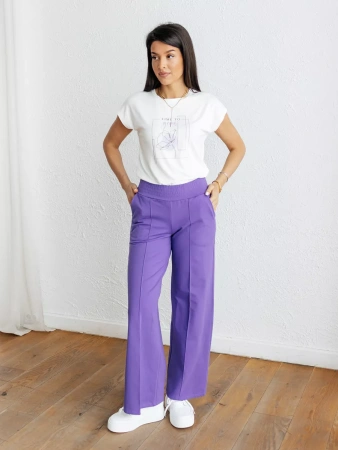 Брюки палаццо широкие классические БФ536