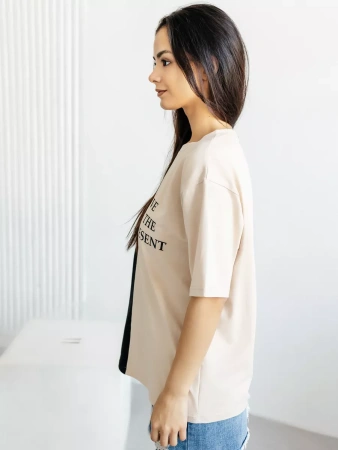 Футболка с принтом больших размеров спортивная ФК531