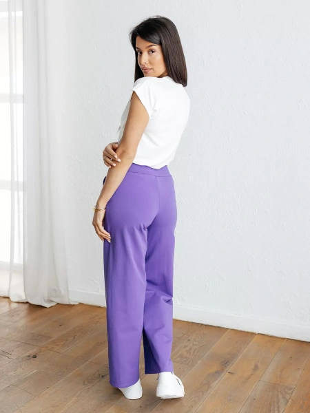 Брюки палаццо широкие классические БФ536