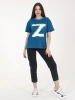 Футболка женская оверсайз с принтом Z