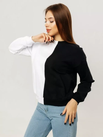 Свитшот женский толстовка больших размеров кофта ДФ581