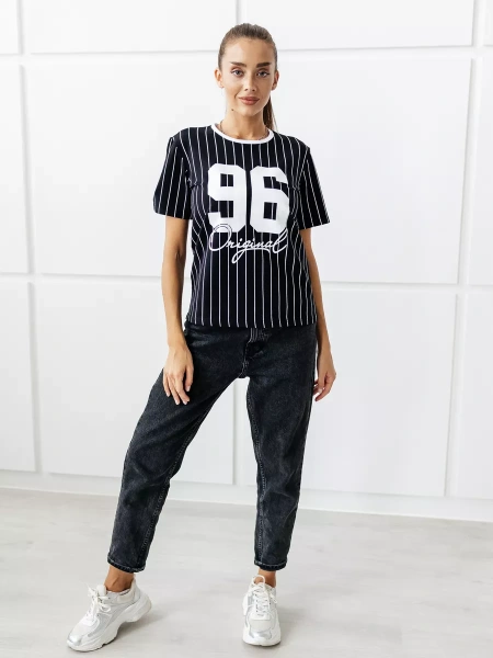 Футболка женская с принтом большого размера ФК570