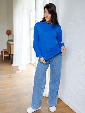 Свитшот женский оверсайз больших размеров ДФ545