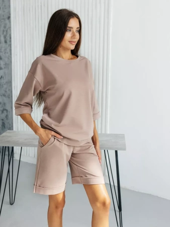 Костюм домашний с шортами спортивный