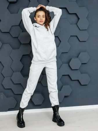 Костюм спортивный женски с начесом оверсайз домашняя одежда