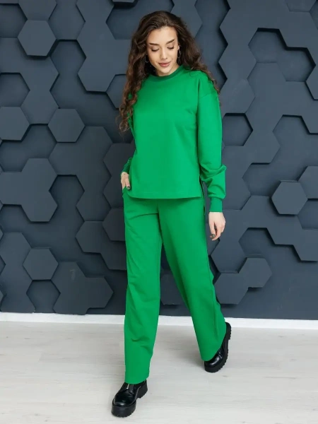 Спортивный костюм женский брючный больших размеров КФ524