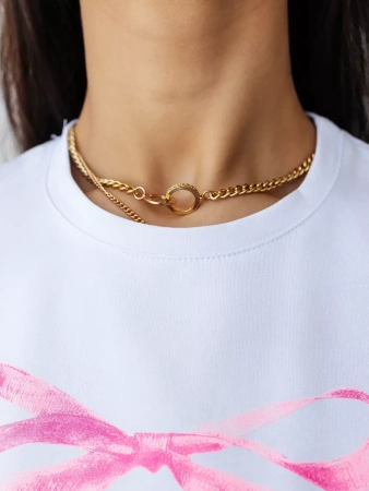 Футболка базовая хлопок с принтом больших размеров