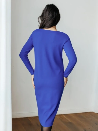 Платье трикотажное вечернее длинное ПЛМ582